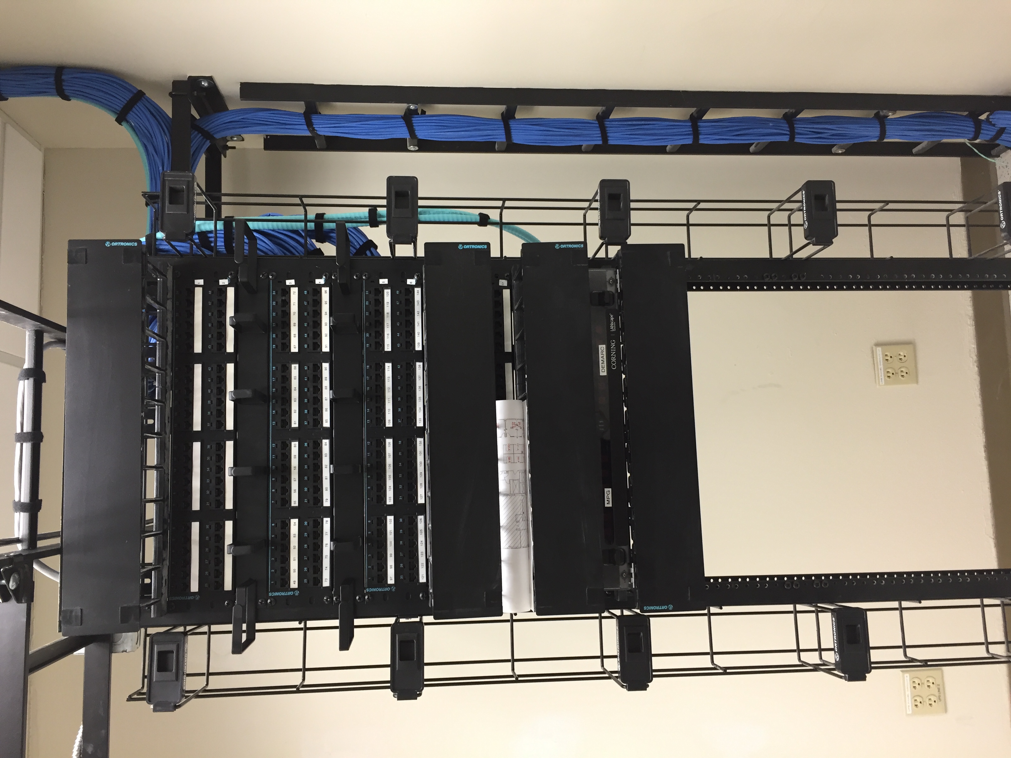 Two Post Data Rack